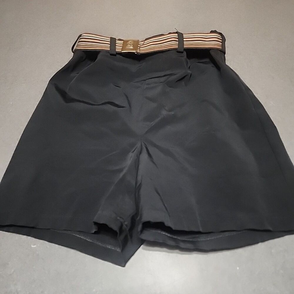 Vintage Mc Gregor boys Swim Trunks Shorts Black W Belt